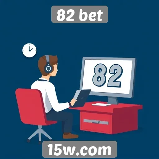 Experiência de suporte ao cliente no site 82 bet